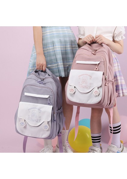 Okul Çantaları Kız Ilkokul Ortaokul Öğrencileri Sırt Çantası Eğlence Seyahat Sırt Çantası (Yurt Dışından) fiyatları