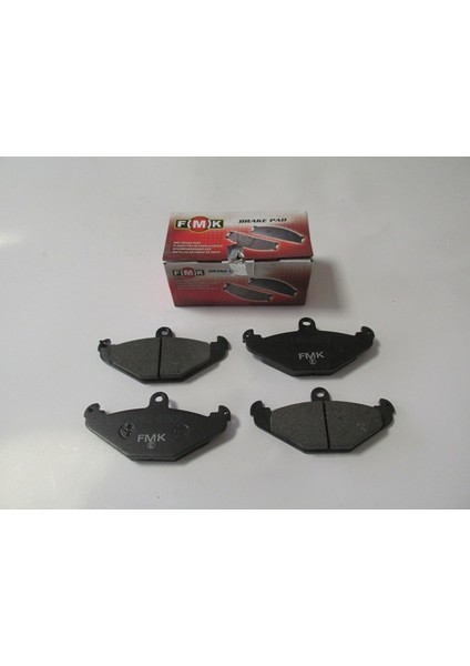 Renault Safrane- 92/96; Arka Fren Balatası (Kablosuz)(Disk) (125,8X58,5X14,8) (Fmk)