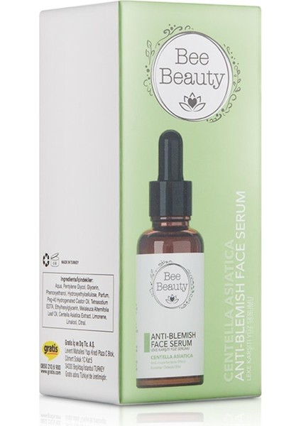 Centella Asia Leke Karşıtı Yüz Serumu 30 ml