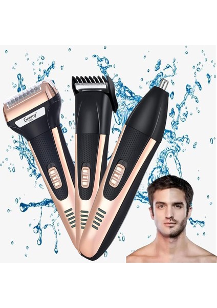 Elektrikli Tıraş Makinesi 3'ü 1 Arada Çok Işlevli