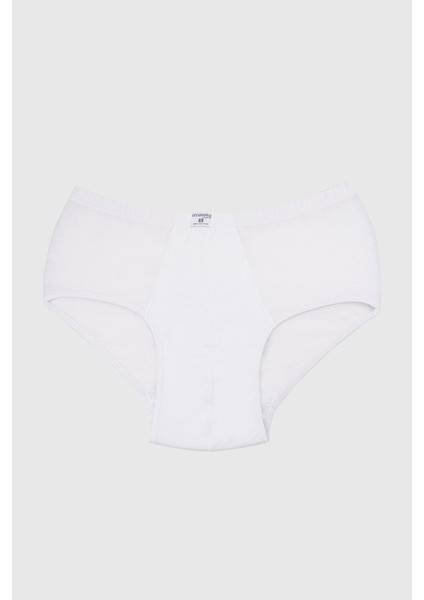 12'li Beyaz Erkek Penye Kilot 002