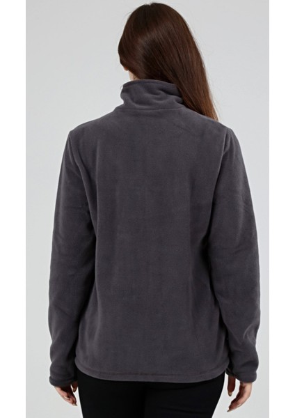 Genıus Store Kadın Polar Yarım Fermuarlı Outdoor Cepli Polar modelleri