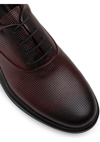 Deri Bordo Günlük Comfort Erkek Ayakkabı