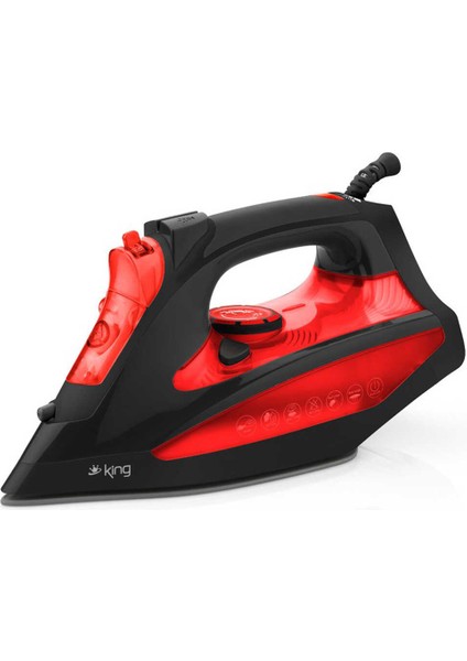 KBÜ-703 Osborn Otomatik Kapanma Seramik Tabanlı 2600 W Buharlı Ütü