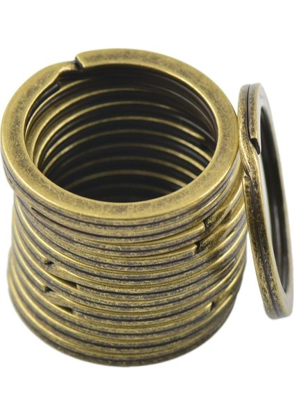 28 mm Split Hoop Anahtar Halkaları 5 Adet (Yurt Dışından)