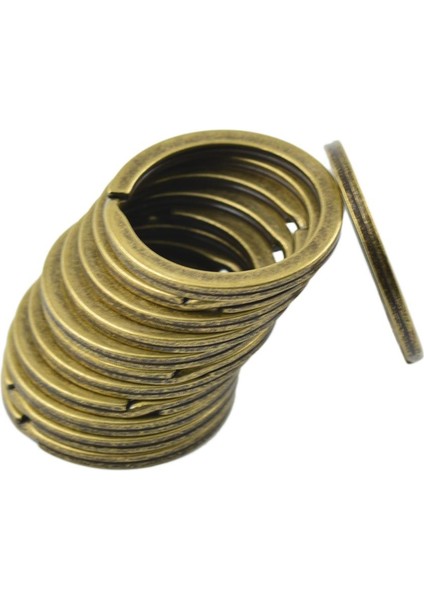 28 mm Split Hoop Anahtar Halkaları 5 Adet (Yurt Dışından)
