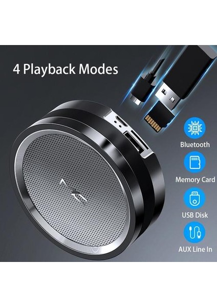 Bluetooth Hoparlör Subwoofer Blutooth Çalar Müzik Kutusu(Yurt Dışından)