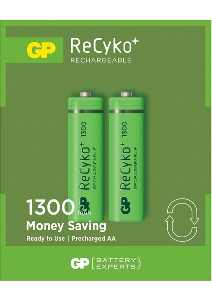 GP130AAHCE-2EB2 1300 Mah Şarjlı Aa Kalem Pil