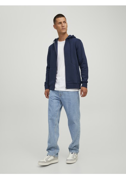 Jack & Jones Düz Renk Fermuarlı Sweatshirt-12210830