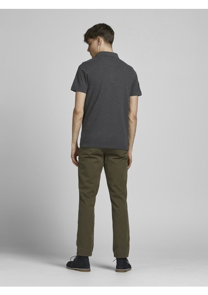 Jack & Jones Jjepaulos Polo Ss Noos - Tonal/black/slım