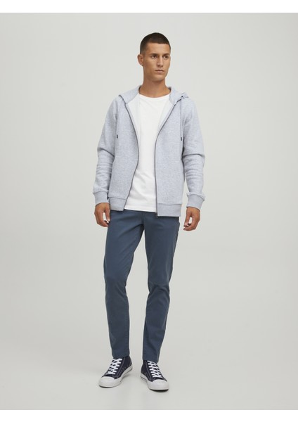 Jack & Jones Düz Renk Fermuarlı Sweatshirt-12210830