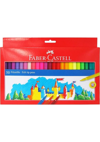 UniColor Keçeli Kalem 50'li