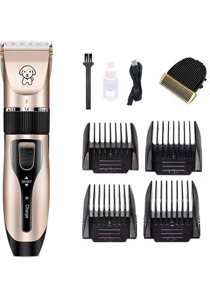 Evcil Hayvan Elektrikli Tıraş Makinesi - Altın (Yurt Dışından)