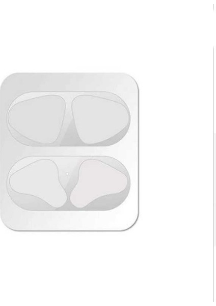 - Apple Airpods - Toz Kir Önleyici Sticker - Gri