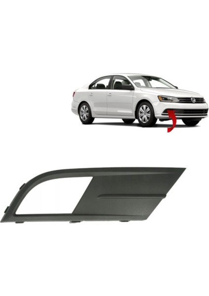 Volkswagen Jetta 2015 - 2018 Sis Kapağı Sisli Sağ Yolcu Tarafı - 5C6853666E