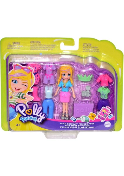 GFT92 Polly Pocket Seyahatte Oyun Seti / +4 Yaş