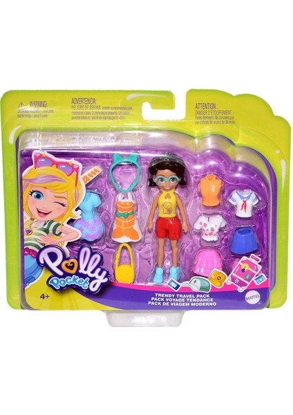 GFT92 Polly Pocket Seyahatte Oyun Seti / +4 Yaş