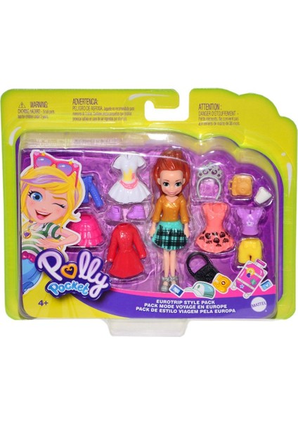 GFT92 Polly Pocket Seyahatte Oyun Seti / +4 Yaş