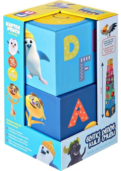 ENF-T39024 Kaptan Pengu Eğitici Denge Kule -Enfal