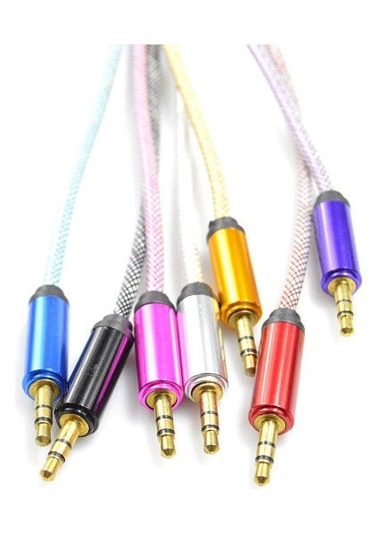 Aux Kablo Alüminyum Kafa Kalın Naylon Korumalı fırsatları