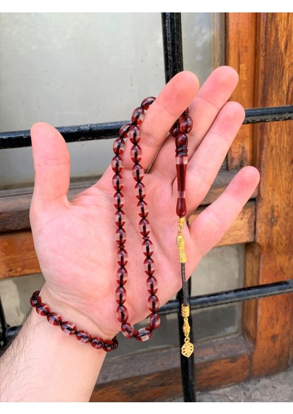 Sürmeli Toz Kehribar Kombin Tesbih ve Bileklik DGN11200