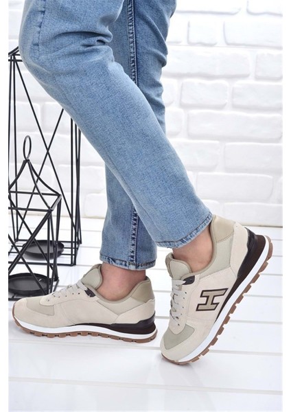 Peru Erkek Spor Ayakkabı 19250 Bej Akel Kahve V25 fırsatları