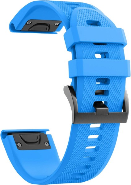 Garmin Enduro Gps Watch Için Quickfit Özellikli Silikon Kordon Mavi