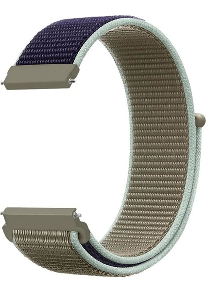Huawei Watch Gt 2 42 mm Için Spor Dokuma Kordon Khaki(Uçuk Haki)