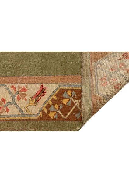 Gerçek El Dokuma Eskitme Vintage Halı 156 x 253CM 8793