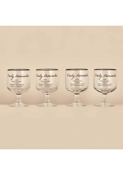 Bella Maison Daily Reminder 4'lü Cup Set