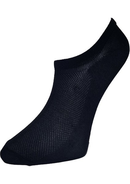 Erkek Siyah Görünmez Çorap 12 Çift