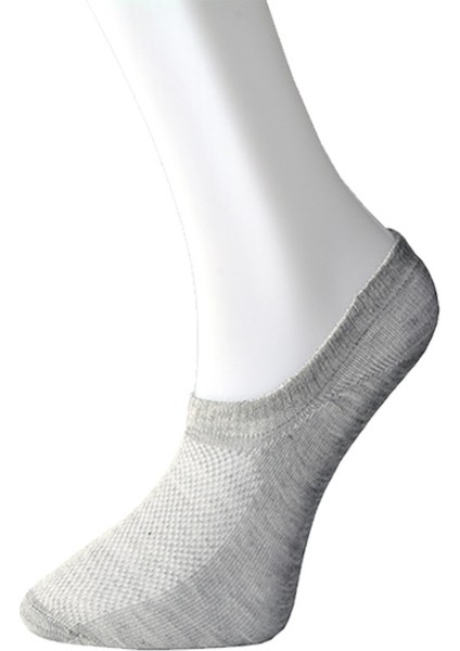 Kadın Gri Görünmez 6 Çift Çorap