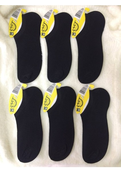 Unisex Görünmez Sneakers Siyah Çorap