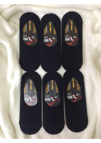 Unisex Siyah Babet Çorap