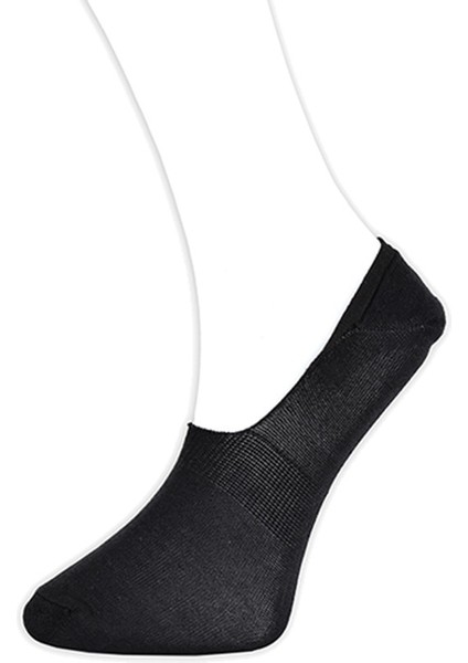 Erkek Siyah 12 Çift Babet Çorap