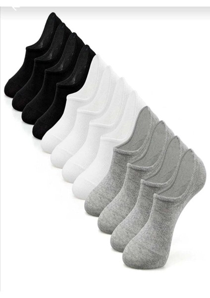 10 Çift Görünmez Unisex Sneaker Çorap