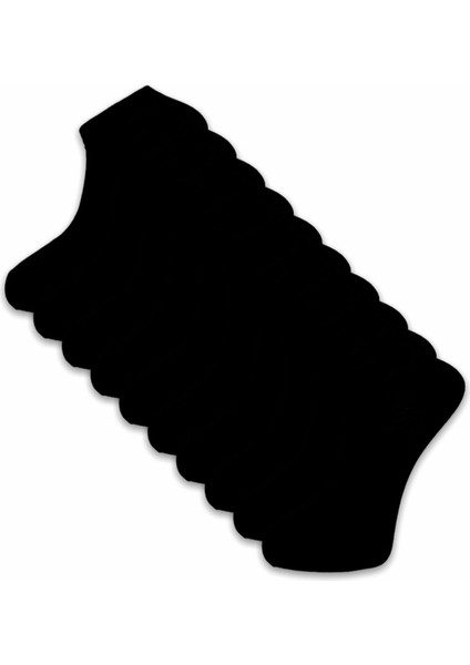 Erkek Siyah Patik Çorap Seti 10'Lu