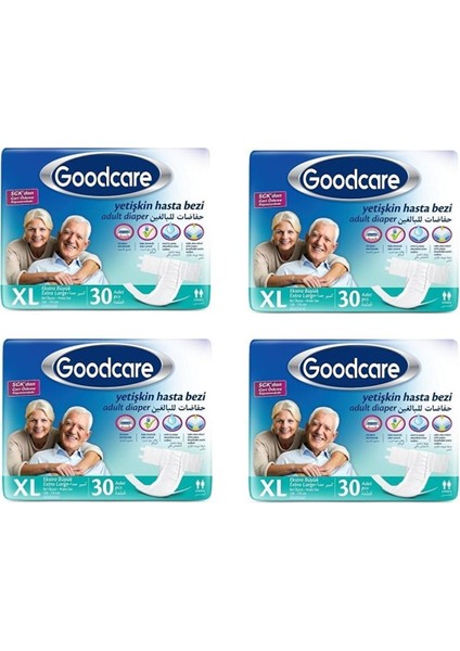 Goodcare Belbantlı Bez 4 x 30 Adet
