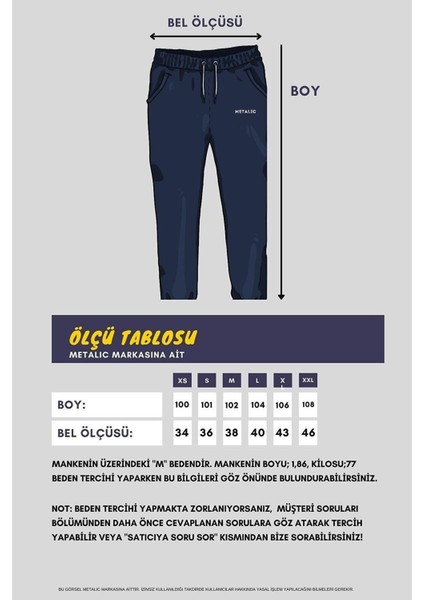 Siyah-Gri-Lacivert 3'lü Erkek Eşofman Altı Etiketli Arka ve Yan Cepli Regular Fit