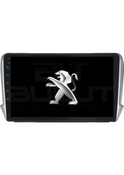 Peugeot 208 Android Multimedya Sistemi 10 Inç (2013-2020) 4 GB Ram 32 GB Hafıza 8 Çekirdek Necvox Evervox Brc