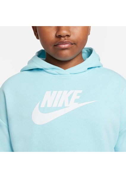 Sportswear Club Hooded Long Sleeve Top Çocuk Sweatshirt fırsatları