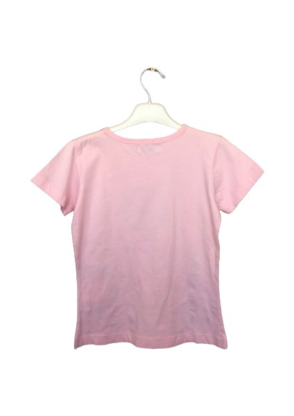 Desenli Pembe T-Shirt