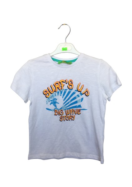 Surfs Up Beyaz T-Shirt