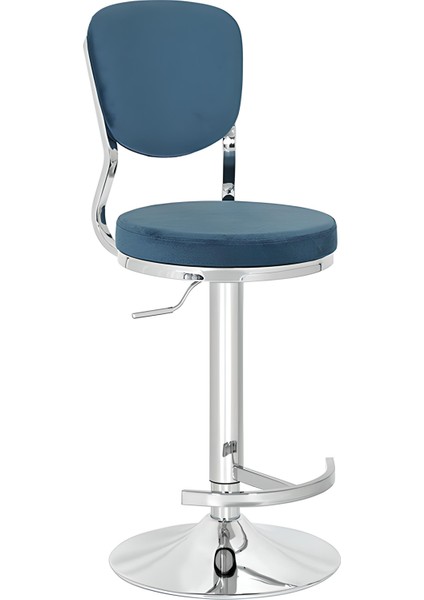 Obje Kumaş Bar Sandalyesi BLU1770