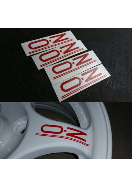 Oto Sticker Oz Racing Jant O.z Jant Stickeri Seti 4 Parça