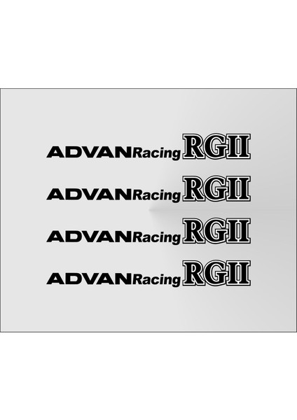 Oto Sticker Advan Jant Sticker Seti Rgıı Rsıı Rs Tüm Modeller