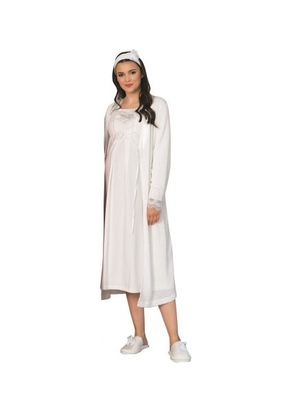 Lohusa Sabahlık Gecelik Set