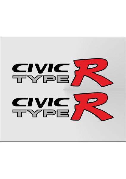 Ek9 Honda Civic Type-R Sticker Seti