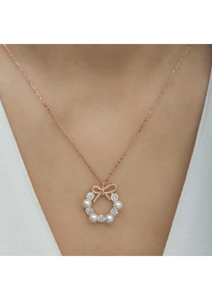 925 Ayar Gümüş Inci Kurdele Kadın Gümüş Kolye fırsatları