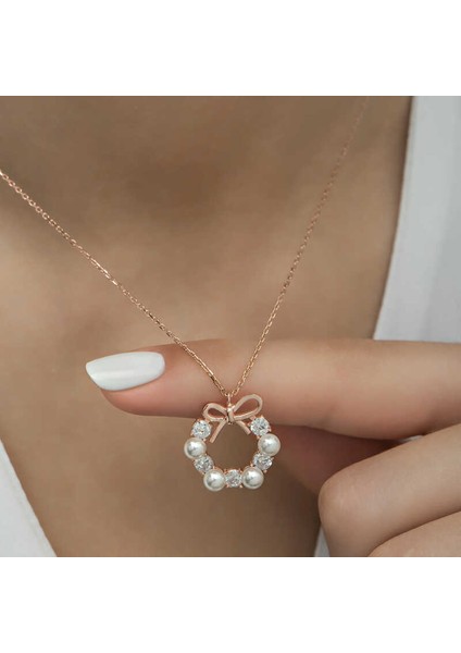 925 Ayar Gümüş Inci Kurdele Kadın Gümüş Kolye indirimleri